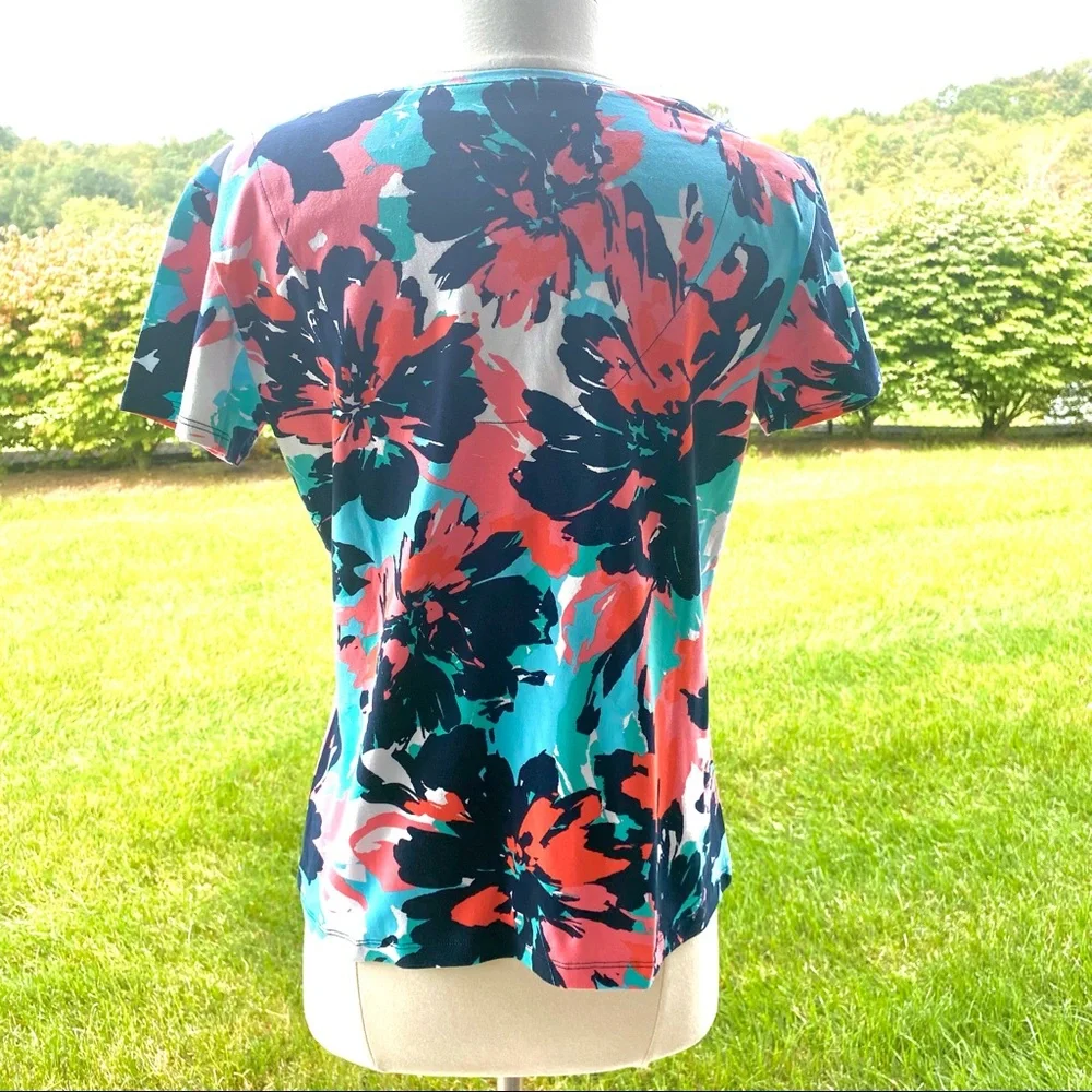 Ruby Rd. Embellished Short Sleeve Top - Picture 10 of 16